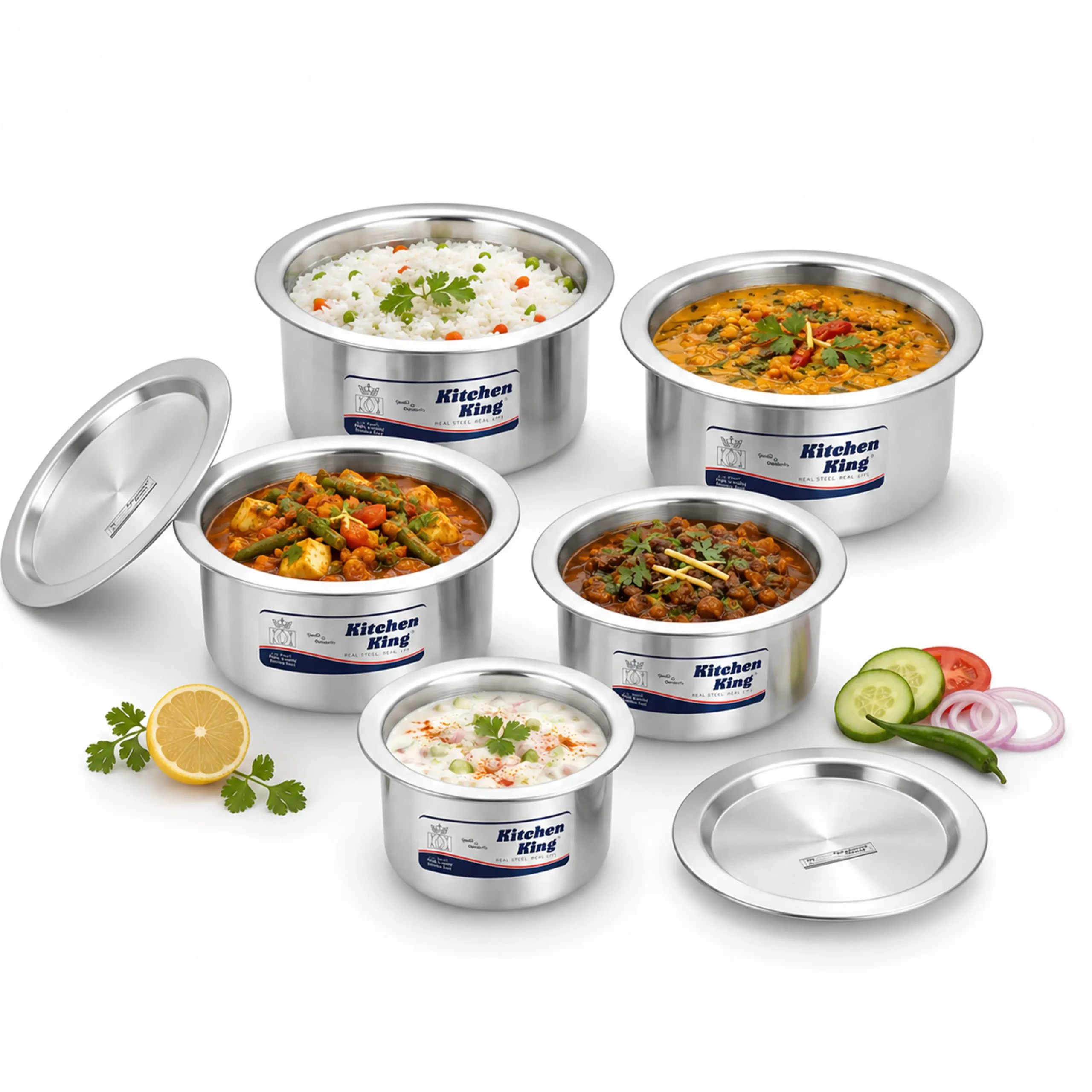 Indiana Casserole Set 8 Pcs (33-41cm)