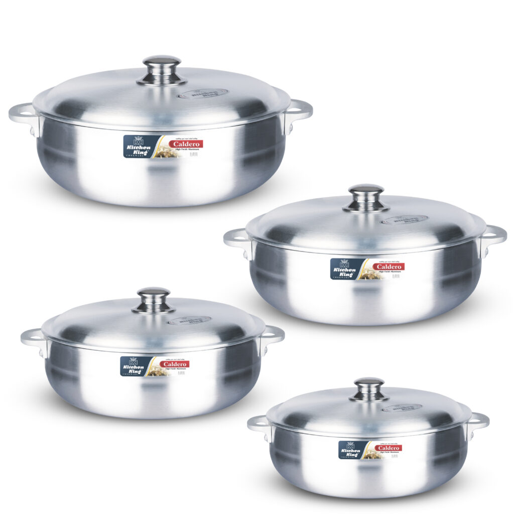caldero pot silver set