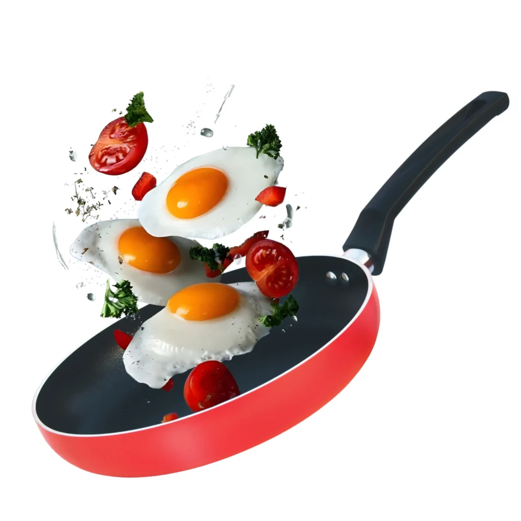 frying pan cluster red