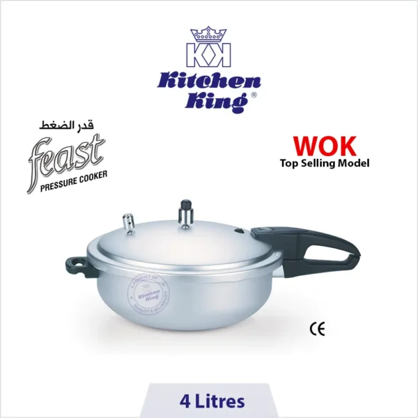 Wok Pressure Cooker Induction (Feast) – 4 L