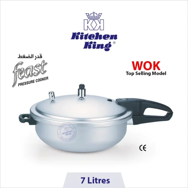 Wok Pressure Cooker Induction (Feast) – 7 L