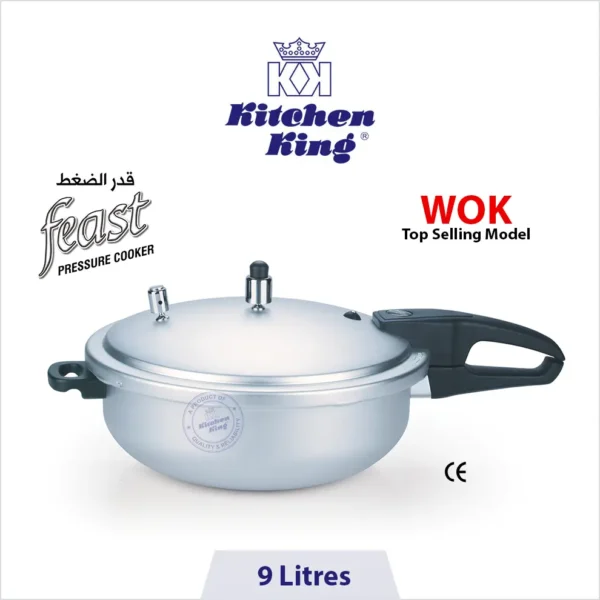 Wok Pressure Cooker Induction (Feast) – 9 L
